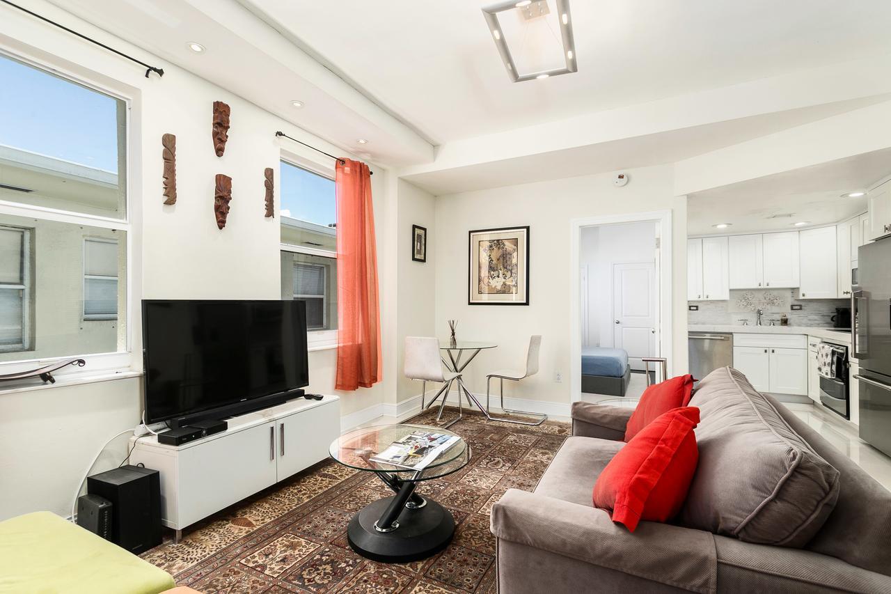 Two Bedroom Two Bath Apartment 2 Block To Beach Miami Beach Eksteriør billede