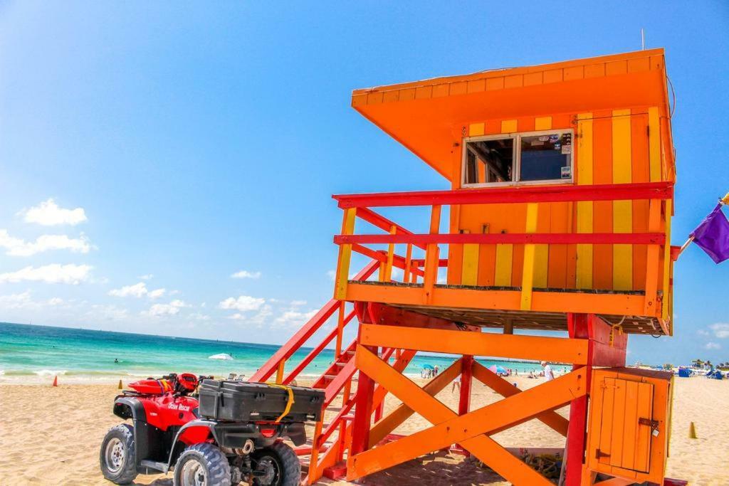 Two Bedroom Two Bath Apartment 2 Block To Beach Miami Beach Eksteriør billede